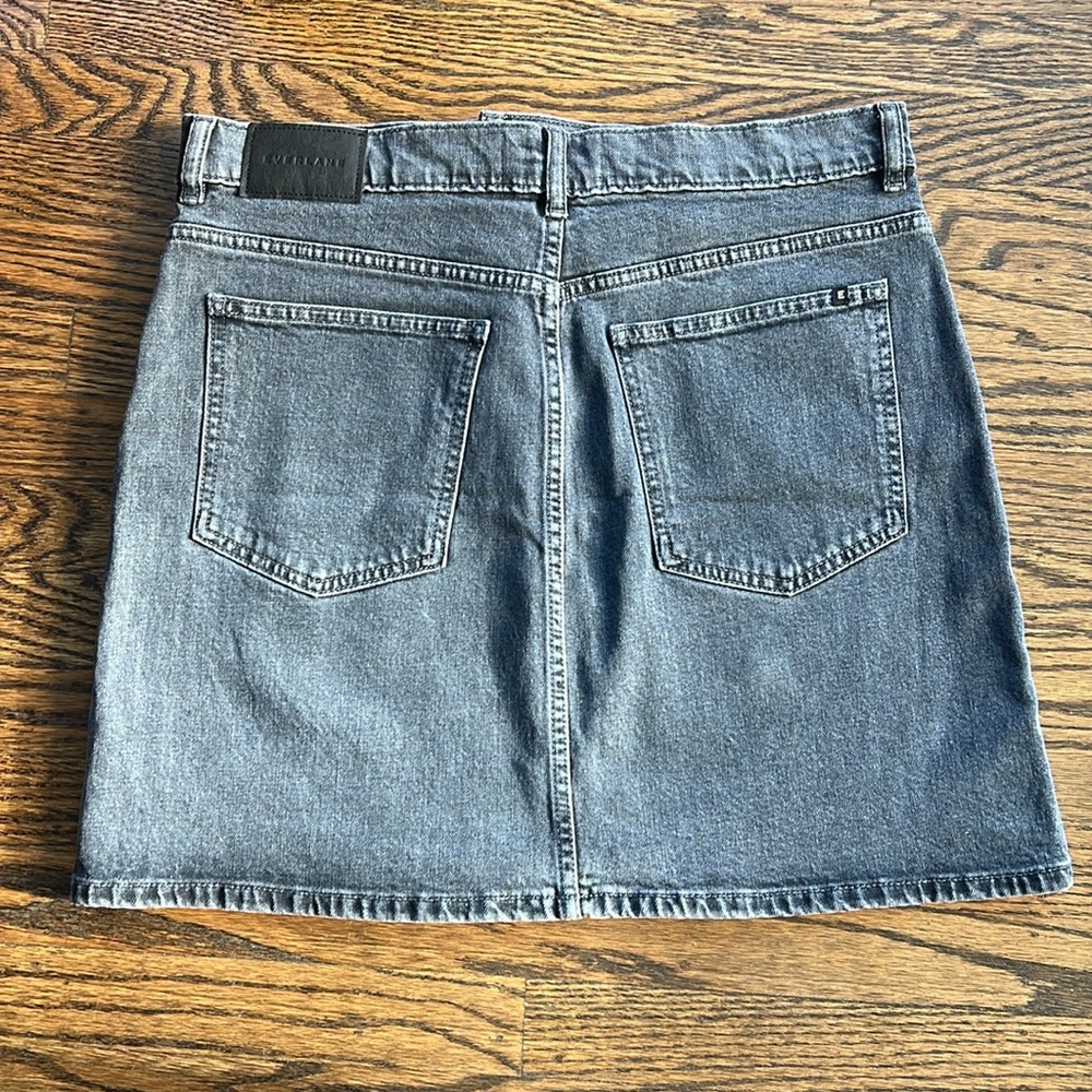 Everlane the way high denim skirt 29 - Picture 5 of 8